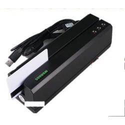 (MSR605 & 206 Magnetic Card Reader & Program Software for Windows 98/Me/XP/Vista/Windows7 & 3-track version can read/write all three tracks data, 300-4000 oe & Support USB Communication) MSR605 Magnetic Card Reader Writer Encoder Stripe Sw