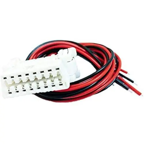 E-Car Connection 16-Pin Female Connector OBD2 Fixed Harness OBDII Assembled Plug Dash Port Wires (for Toyota/Honda/Truck Vehicles)