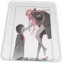 Darling in The Franxx Hiro and Zero Two Logo Graphic Electronic Sports Office Gaming Learning Rubber Non-Slip Mouse Pad