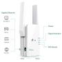 TP-Link AX1500 WiFi Extender Internet Booster, WiFi 6 Range Extender Covers up to 1500 sq.ft and 25 Devices,Dual Band up to 1.5Gbps Speed, AP Mode w/Gigabit Port, APP Setup, OneMesh Compatible(RE505X)