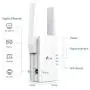 TP-Link AX1500 WiFi Extender Internet Booster, WiFi 6 Range Extender Covers up to 1500 sq.ft and 25 Devices,Dual Band up to 1.5Gbps Speed, AP Mode w/Gigabit Port, APP Setup, OneMesh Compatible(RE505X)