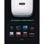 [Upgraded] MacBook Pro Charger 100W, AUKEY Omnia USB C Charger with GaNFast Technology, PD Charger Power Delivery 3.0 Laptop Charger for MacBook Pro 16'', iPhone 11 Pro Max, HP Spectre 15 and More
