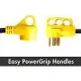Epicord RV Power Cord Dogbone RV Power Adapter with Handle 12'' 10AWG/3 Cord 50Amp to 30Amp with SA Certification