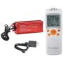 Durablow TR2003 Gas Fire Fireplace On/Off Remote Control Kit + Thermostat + Timer for MILLIVOLT Valve (Input 100-240VAC)