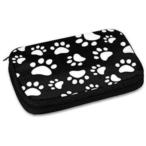 Dog Paw Electronic Organizer Compact Travel Cable Organizer Bag Pouch