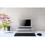 Allsop Metal Art Jr. Monitor Stand, 14-Inch wide platform holds 40 lbs with keyboard storage space – White (31881)