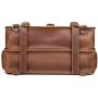 Polare Mens Full Grain Leather 16 Briefcase Shoulder Messenger Bag Fit 15.6 Laptop