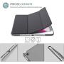 ProCase iPad 10.2 Case 2020 iPad 8th Generation / 2019 iPad 7th Gen Case, Slim Stand Hard Back Shell Protective Smart Cover Case for iPad 10.2 Inch -Grey