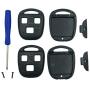 Replacement Keyless Entry Key Fob Case Fit for Lexus ES GS GX is LS LX RX SC Remote Control Key Combine 3 Buttons Replacement Car Key Shell Casing Blank Without Blade (2 Piece)
