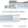 BEMONOC AC 110V Linear Actuator Stroke 100mm 4inches AC Reciprocating Motor High Torque 35 RPM & 15Watts AC Speed Controller Kits for DIY Hobbies