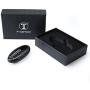 M.JVisun Genuine Carbon Fiber Key Fob Cover for Nissan 370Z Altima Maxima Murano Armada GT-R Leaf Sentra Rogue Pathfinder Versa Smart Car Remote Key, Mens Car Key Fob Case Womens Fob Cover - Black