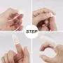 (Approx. 130 PCS) Latex Finger Cots, Disposable Medium Fingertips Protector Finger Covers for Electronic Repair
