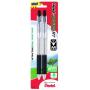 Pentel R.S.V.P. RT New Retractable Ballpoint Pen, Medium Line, Black Ink, 2 Pack (BK93BP2A)