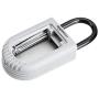 Amazon Basics Portable Key Storage Box - Push Button Combination Lock - Grey
