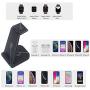 Wireless Charging Station, 3 in 1 Qi-Certified Fast Wireless Charger Stand Dock for Airpods Pro/ 2, Apple Watch 6 SE 5 4 3 2, iPhone 12/12 Pro/ 11/ 11Pro/ X/XS/XR /8/8 Plus/Qi Phones