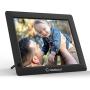 Digital Picture Frame, Crosstour 8 Inch Electronic Photo Frame, Music / Video / Calendar / Alarm, 4:3 HD Display with Remote Control, Automatic Rotation, Christmas / New Year / Birthday Gift