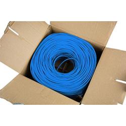 VIVO Blue 500ft Bulk Cat6, Full Copper Ethernet Cable, 23 AWG, UTP Pull Box, Cat-6 Wire, Indoor, Network Installations CABLE-V017