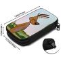 Hxuedan Charlie Dog Looney Tunes The Data Cable Storage Bag is A Portable and Independent Design SuitableVFor Travelers to Place The Data Cable, Earphone and Electronic Product Data Cable Storage Bag