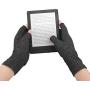 2 Pairs Arthritis Gloves for Women and Men, Compression Gloves Pain Relief Rheumatoid Osteoarthritis and Carpal Tunnel, Fingerless Gloves for Computer Typing and Everyday Support (Black, Small)