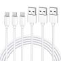 iPhone Charger [MFi Certified] 3Pack 10FT Lightning Cable S-10WH iPhone Charging Cable Cord Compatible iPhone 12/12 Pro/11 Pro/11 Pro Xs MAX XR X 8 8 Plus 7 7 Plus 6 6s 6 Plus SE 5 -White