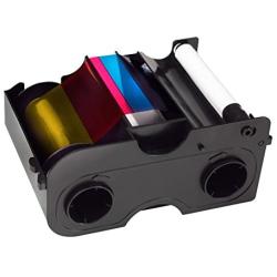 Fargo DTC1000 YMCKO Ribbon Cartridge w/ Cleaning Roller - 45000