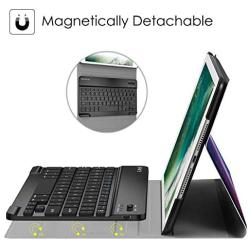 Fintie Keyboard Case for iPad 9.7 2018/2017 / iPad Air 2 / iPad Air - Slim Shell Stand Cover w/Magnetically Detachable Wireless Bluetooth Keyboard for iPad 6th / 5th Gen, Galaxy