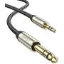 UGREEN 6.35mm Male to 3.5mm Male TRS Stereo Audio Cable with Zinc Alloy Housing and Nylon Braid Compatible for iPod Laptop Home Theater Devices and Amplifiers 6FT