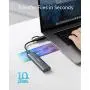 Anker PowerExpand M.2 NVMe and SATA SSD Enclosure Adapter, USB 3.1 Gen2 10Gbps, USB C and Thunderbolt 3 Compatible, Supports M or B&M Keys, and Size 2230/2242 / 2260/2280 SSDs