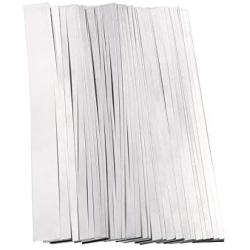 Pure Nickel Strip- 0.15x8x100mm 99.6% Nickel for 18650 Soldering Tab for High Capacity Lithium, Li-Po Battery, NiMh and NiCd Battery Pack Battery and Spot Welding, 100 Count, a U.S. Solid Product