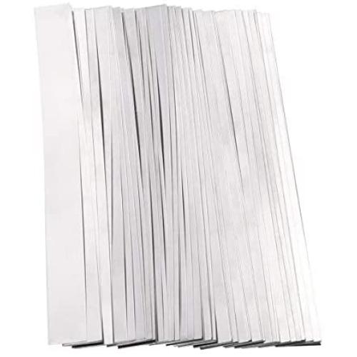 Pure Nickel Strip- 0.15x8x100mm 99.6% Nickel for 18650 Soldering Tab for High Capacity Lithium, Li-Po Battery, NiMh and NiCd Battery Pack Battery and Spot Welding, 100 Count, a U.S. Solid Product