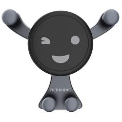 REDSHINE Car Mount Phone Holder Automatic Locking Universal Air Vent GPS Cell Phone Holder for Car for iPhone X/8/7/7P/6s/6P/5S, Galaxy S5/S6/S7/S8/S9,Note8 Google, LG, Huawei and More (Black1)
