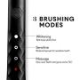 BURST Electric Toothbrush with Charcoal Sonic Toothbrush Head, Black