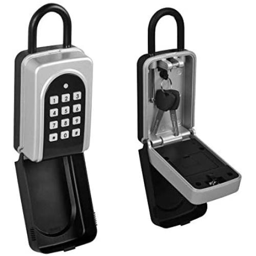 ANSLOCK Security Lock Boxes, Portable Wall Mount Electronic Key Safe Holder Box (Portable)