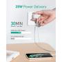 AUKEY Omnia Mini iPhone Fast Charger, 20W USB C Charger for New iPhone, Power Delivery 3.0 Fast Charger, USB C Wall Charger PD Charger for iPhone 11 Pro Max,iPad 2020,Airpods pro