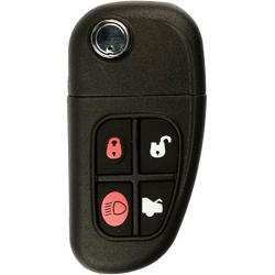 KeylessOption Keyless Entry Remote Control Car Flip Key Fob Replacement for Jaguar NHVWB1U241