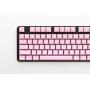 HK Gaming 108 Double Shot PBT Pudding Keycaps Keyset for Mechanical Gaming Keyboard MX Switches (Pink)