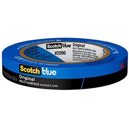 ScotchBlue Original Multi-Surface Painters Tape, .70 inches x 60 yards, 2090, 1 Roll