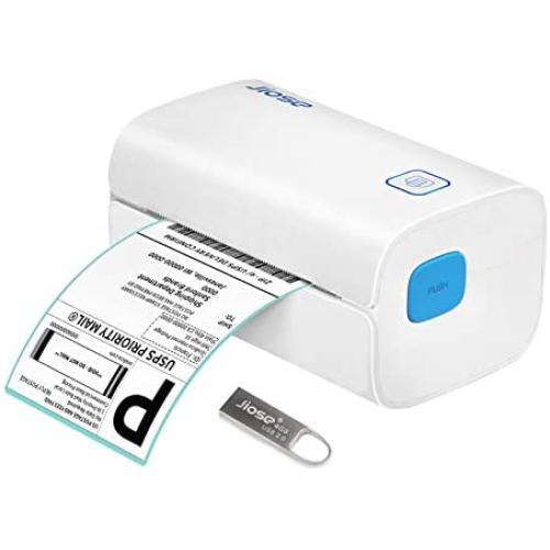 J500 Thermal Label Printer, Compact & Sleek 4x6 Label Printer for Amazon FBA SKU and Shipping Labels, Also Work with UPS, Ebay, Shopify, Etsy, PirateShip, etc (Pure White)