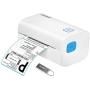 J500 Thermal Label Printer, Compact & Sleek 4x6 Label Printer for Amazon FBA SKU and Shipping Labels, Also Work with UPS, Ebay, Shopify, Etsy, PirateShip, etc (Pure White)