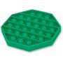 Push Pop Bubble Sensory Toy - Autism Special Needs Stress Reliever Silicone Stress Reliever Toy，Squeeze Sensory Toy for Kids (Green, Octagon)