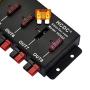 HCDC 1 in 8 Out 40A Connector DC Power Splitter Distributor Source Strip Module