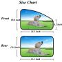 ZATOOTO Car Side Window Sun Shades - Front Rear 4 pcs Magnetic Privacy SunShades Labrador Dog Pattern Design SUV Windshield Curtain for Baby Kids