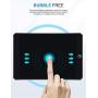 SPARIN 3 Pack Glass Screen Protector Compatible with iPad 6th Generation 9.7 inch/iPad Pro 9.7, Tempered Glass, Alignment Frame