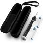 Caseling Hard Case Fits Oral-B Pro 1000 Power Rechargeable Electric Toothbrush with Mesh Pocket for accessories (Small - Great for Travel)