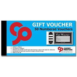 Cherry Celtic Gift Certificate Cards/Voucher/Gift Coupon Book with Stub 50pages Cardstock 3.9 x 8.3 Inches