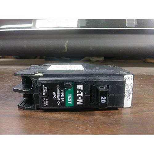 Eaton BRP120AF Breaker, 20A, 1P, 120/240V, 10 kAIC, Type BR Combo AFCI
