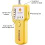 Y201 Propane and Natural Gas Leak Detector; Portable Gas Sniffer to Locate Gas Leaks of Combustible Gases like Methane, LPG, LNG, Fuel, Sewer Gas; w/ Flexible Sensor Neck, Sound & LED Alarm, eBook