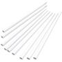 Upgraded Cord Hider, 142in Mini Wire Cable Cover, PVC Cable Concealer Channel, Paintable Cord Cover to Hide Speaker Wire, Ethernet Cable, 9X L15.7in W0.48in H0.32in, CC05 White