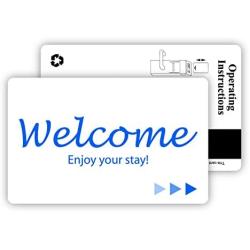 Hotel & Motel Popular WELCOME Magnetic Stripe Key Cards -500 per case