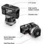 SMALLRIG Field Monitor Holder Mount with Cold Shoe for 5 inch and 7 inch Monitor, Swivel and Tilt - BSE2346